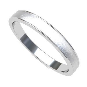 Engagement White Gold Band Ring