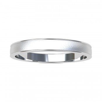 Engagement White Gold Band Ring