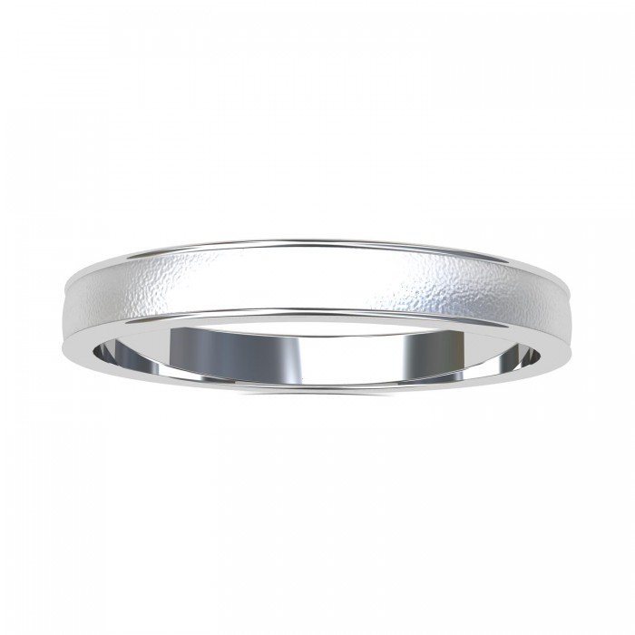 Engagement White Gold Band Ring