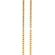 Rectangle Round Gold Chain