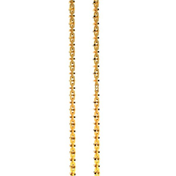 Rectangle Round Gold Chain Rectangle Round Gold Chain