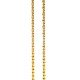 Rectangle Round Gold Chain