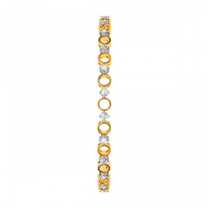 Round Diamond Bangle