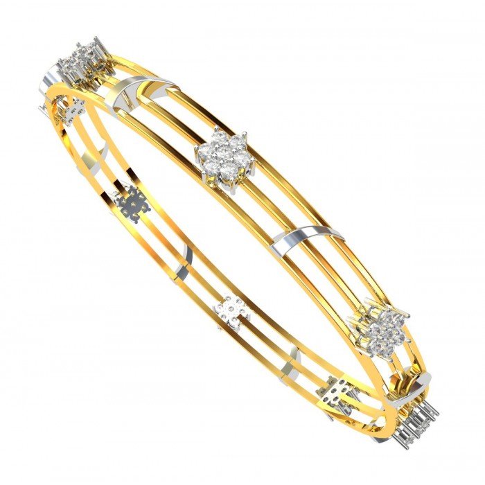 Cluster Diamond Bangle