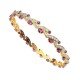 Pink Tourmaline American Diamond Bangle