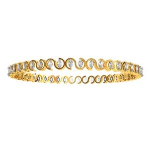 Marquise Diamond Fashion Bangle