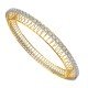 Solitaire Diamond Single Line Bangle