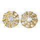 Small American Diamond Cluster Earring