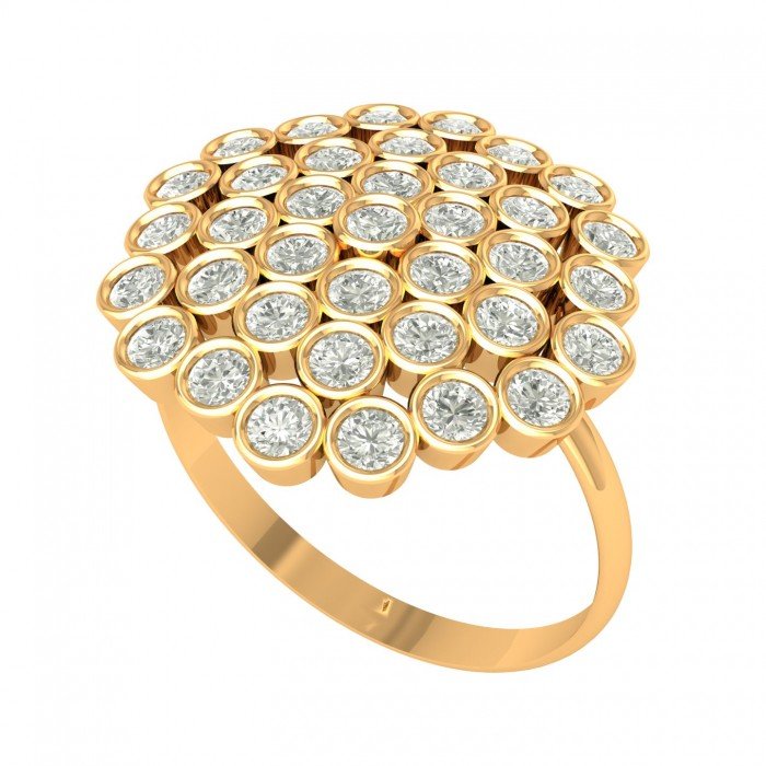 Cluster Cocktail Ring