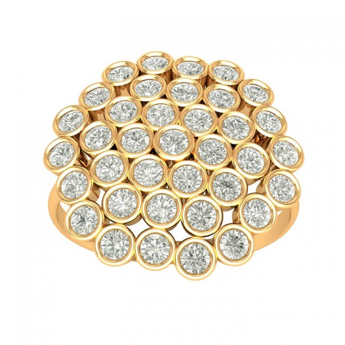 Cluster Cocktail Ring