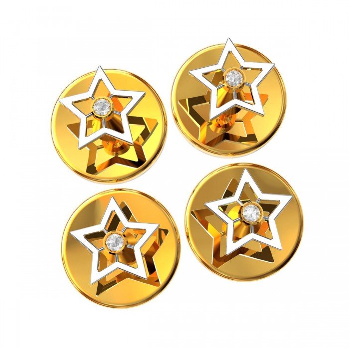 American Diamond Star Buttons