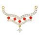 American Diamond Ruby Mangalsutra