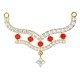 American Diamond Ruby Mangalsutra