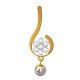 American Diamond Pearl Drop Pendent