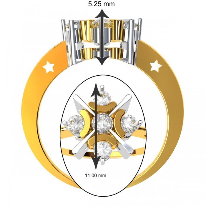 The Amborsine American Diamond Ring