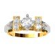 Solitaire American Diamond With American Diamond Band