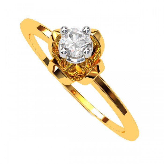 The Andremedo Solitaire American Diamond Ring
