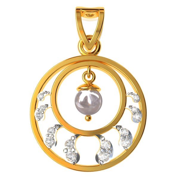 American Diamond Pearl Women Locket American Diamond Pearl Women Locket