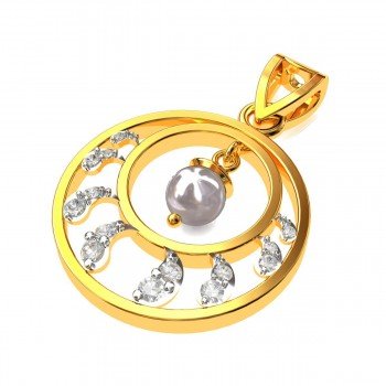 American Diamond Pearl Women Locket