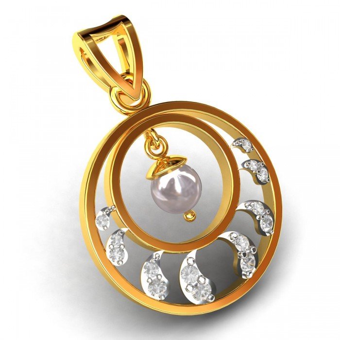 American Diamond Pearl Women Locket