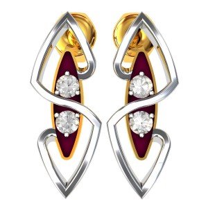 Stylish Meena American Diamond Earring