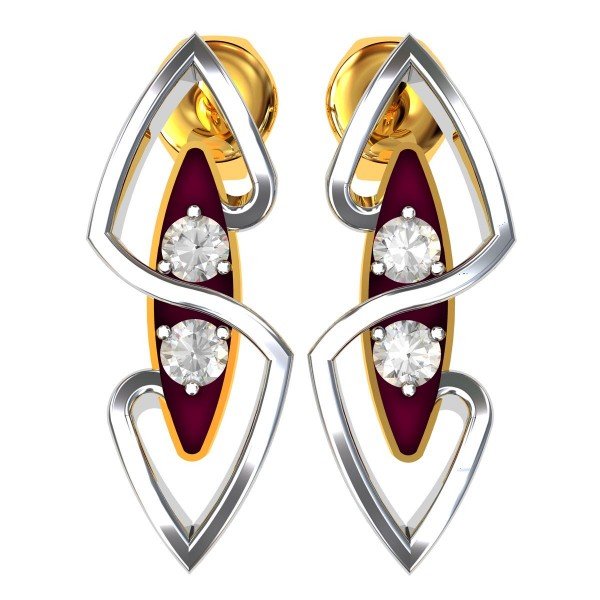 Stylish Meena American Diamond Earring Stylish Meena American Diamond Earring