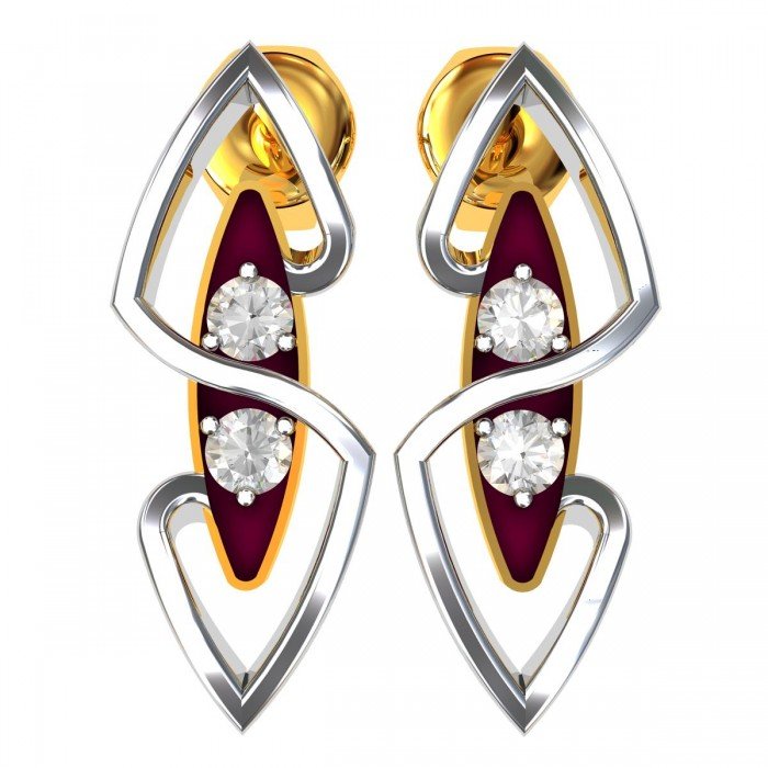 Stylish Meena American Diamond Earring