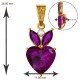 Amethyst Heart Pendant