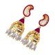 Enamel Jhumka Earrings