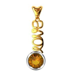 Citrine Love Pendant