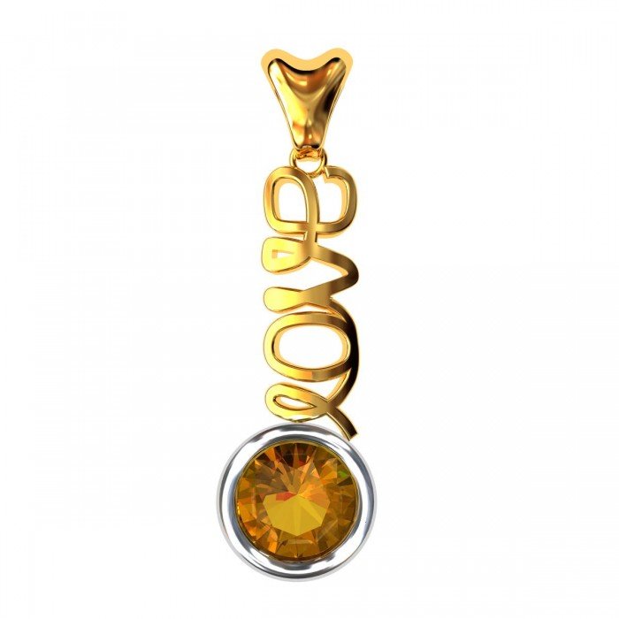 Citrine Love Pendant