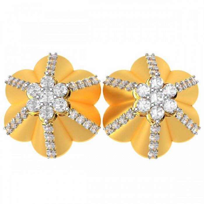 American Diamond Cluster Earring