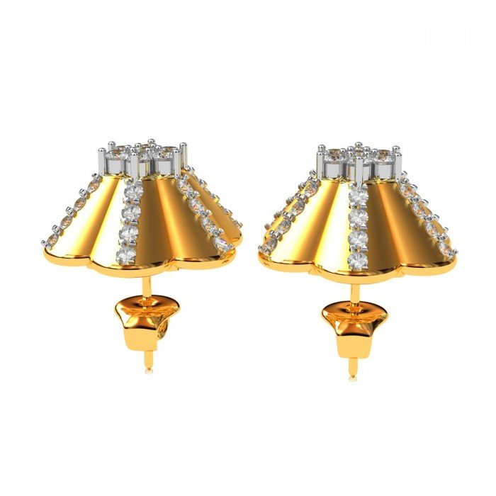 American Diamond Cluster Earring