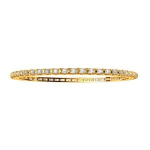 Oval Diamond Bangle