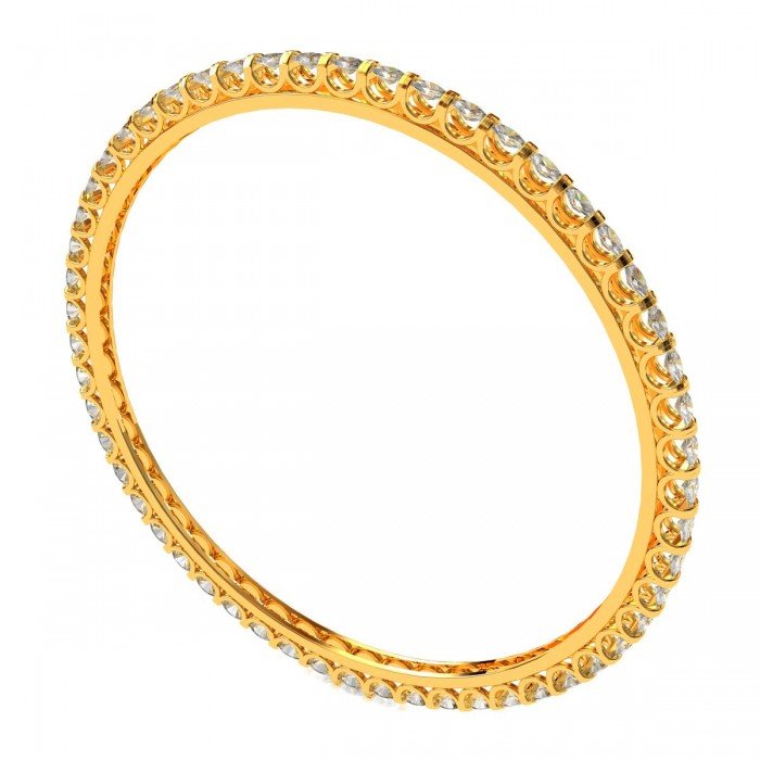 Oval Diamond Bangle