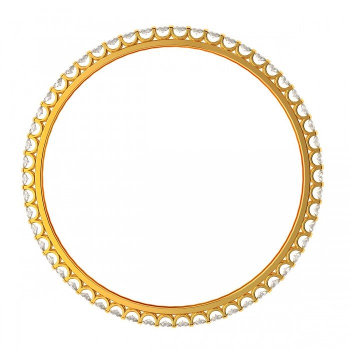 Oval Diamond Bangle