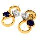 Blue Sapphire Fashion Earring