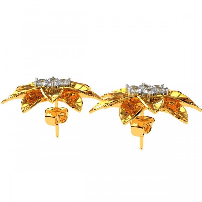 Flower American Diamond Earrings