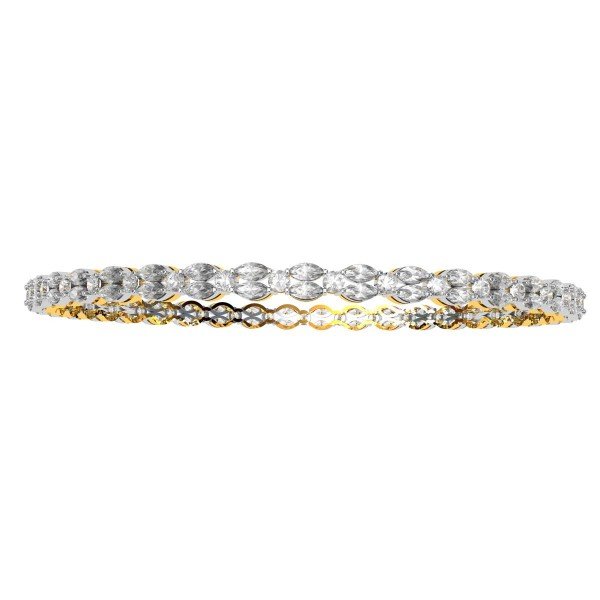 Double Diamond Marquise Bangles Double Diamond Marquise Bangles