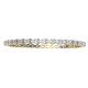 Single Line Round Diamond Bangle