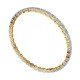 Single Line Round Diamond Bangle