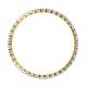 Single Line Round Diamond Bangle