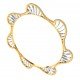 Designer Wave Diamond Bangle