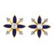 Floral Enamel Studs