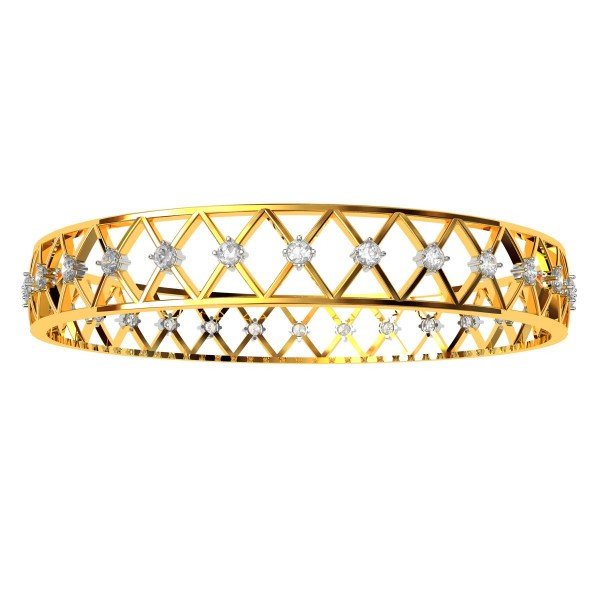 Checkered Diamond Bangle Checkered Diamond Bangle