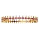 Marquise Diamond Ruby Bangle