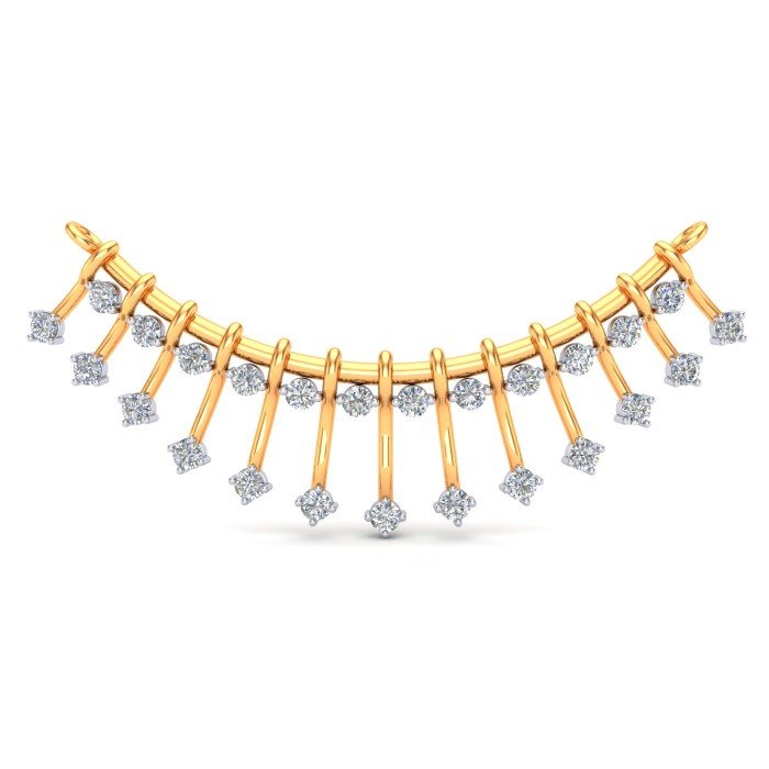 American Diamond Contemporary Mangalsutra