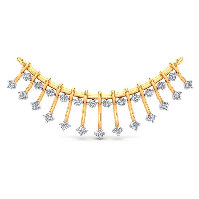 American Diamond Contemporary Mangalsutra