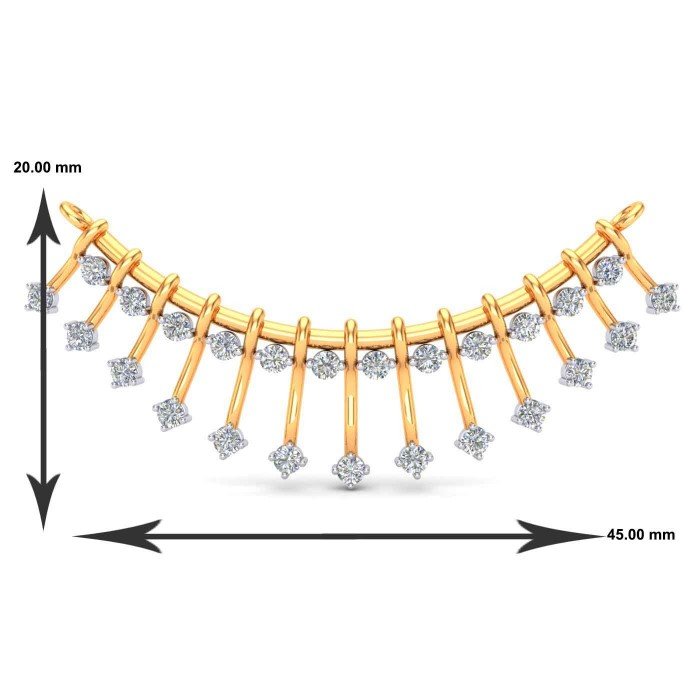 American Diamond Contemporary Mangalsutra