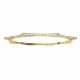 Curved Diamond Bangle